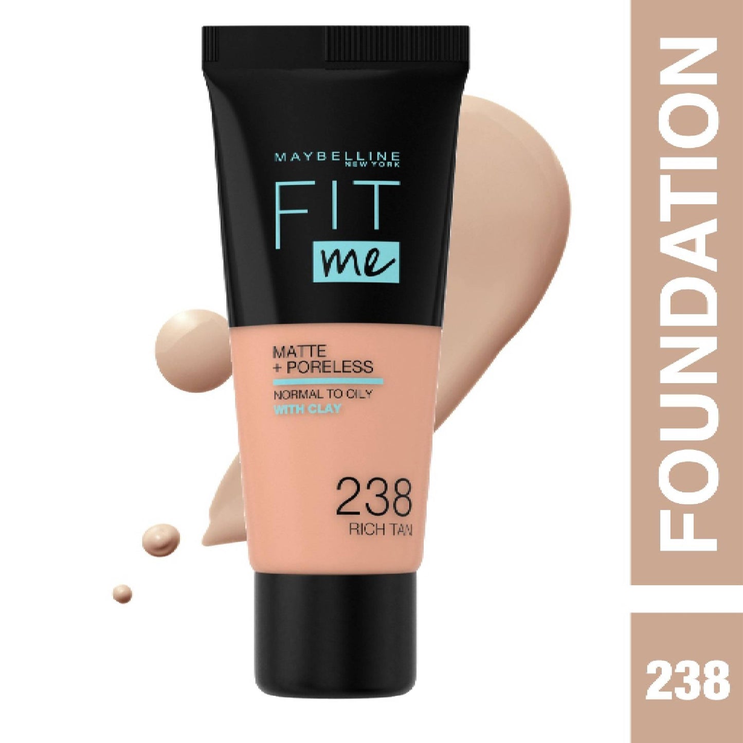 Maybelline Fit Me Foundation 238 Rich Tan bottle