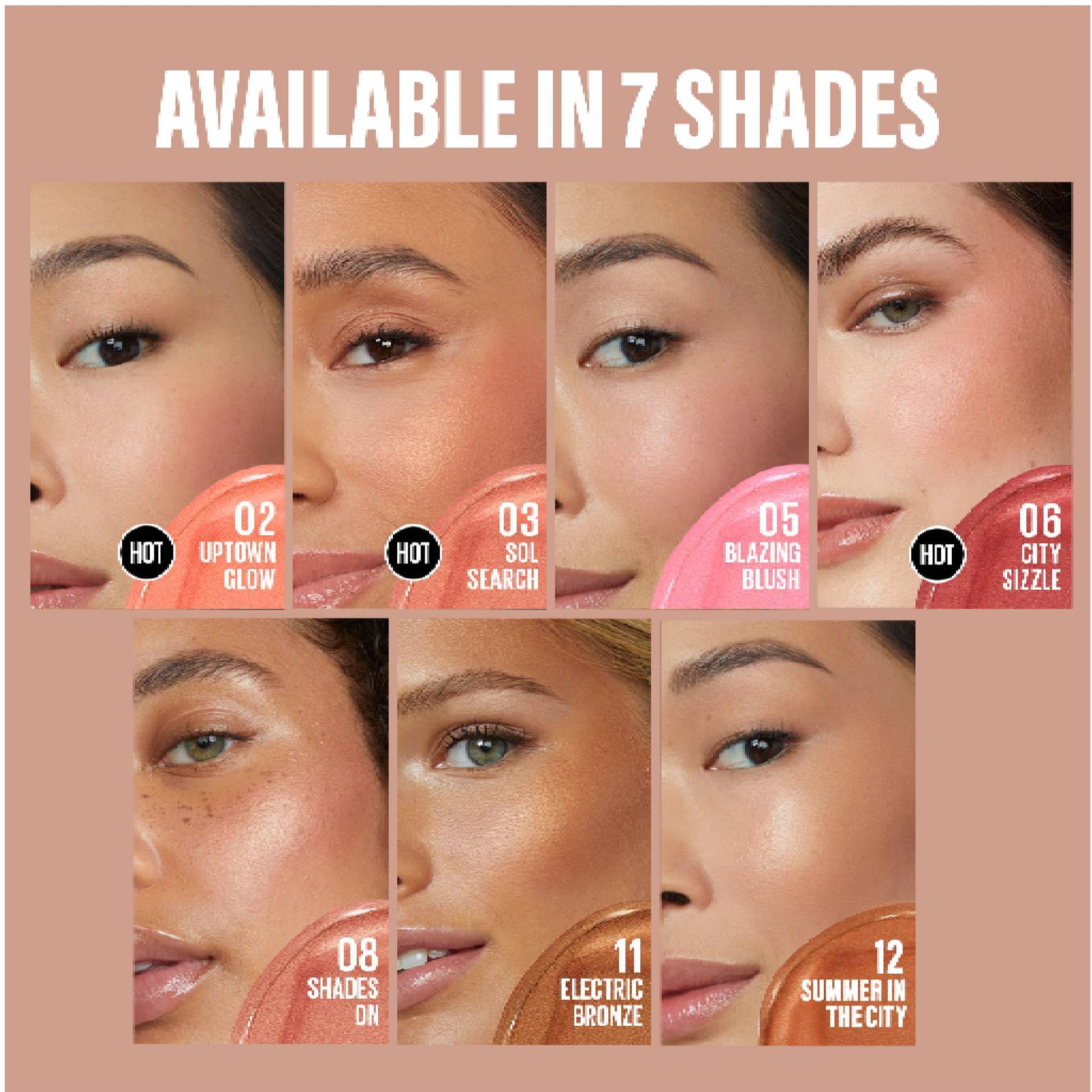 Maybelline Sunkisser Liquid Blush 08 Shades On