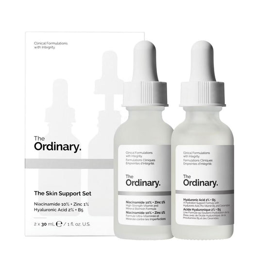 The Ordinary Niacinamide 10% + Hyaluronic Acid 2% Serum Set 30ml