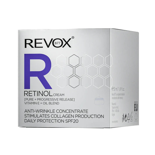 REVOX Retinol Day Cream 50ml packaging and product