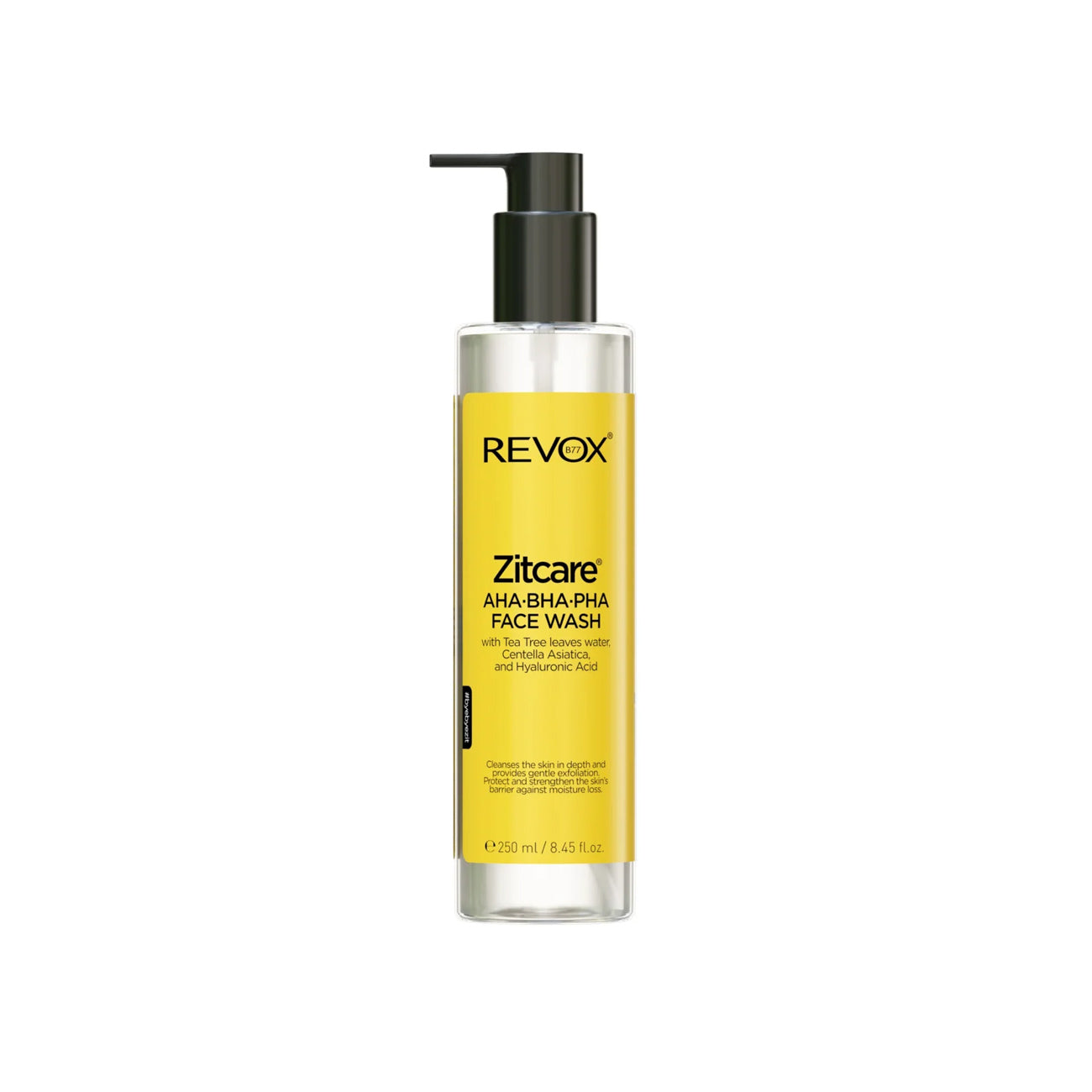 Revox Zitcare Face Wash 250ml bottle
