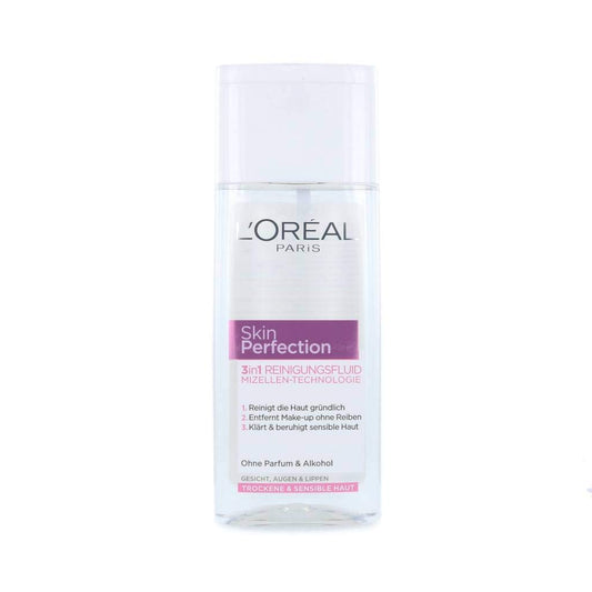 L'Oréal Skin Perfection 3in1 cleanser bottle 200ml