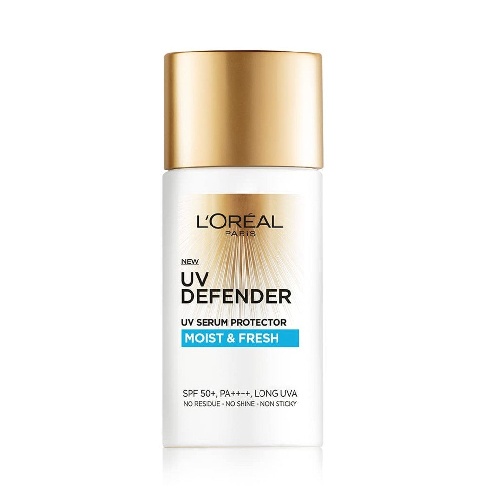 L'Oréal UV Defender SPF 50+ Moist & Fresh Sunscreen 50ml packaging