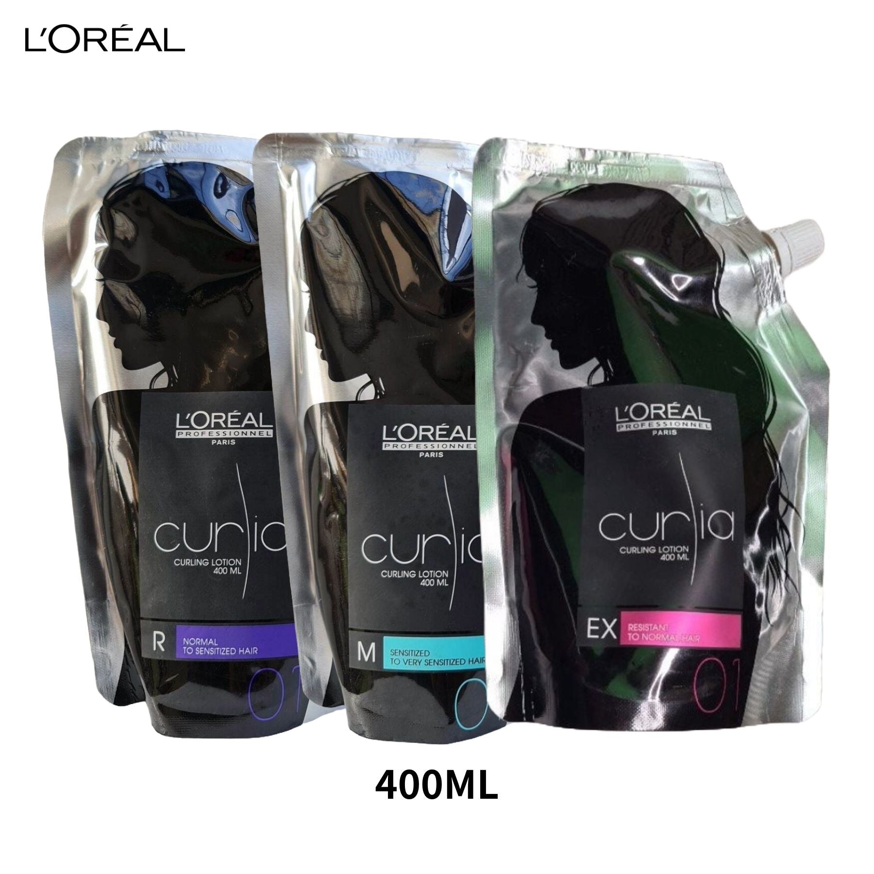 L'Oréal Curlia Curling Lotion XS bottle for curl definition