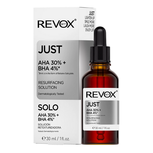 REVOX AHA 30% + BHA 4% exfoliating serum 30ml bottle