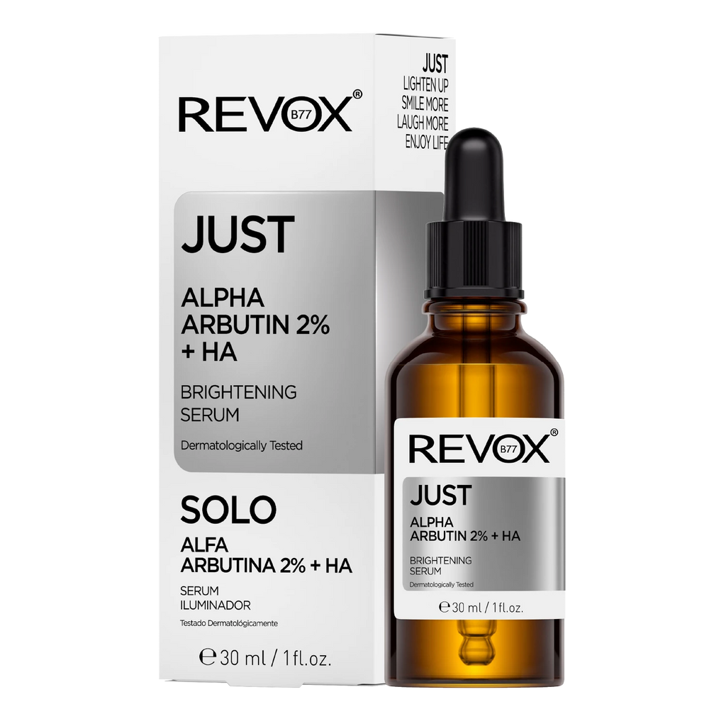 REVOX Alpha Arbutin 2% + HA Serum 30ml bottle