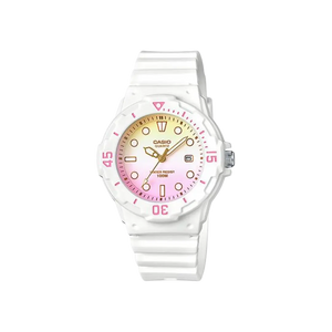 Casio Girl's Quartz Analog Display Watch - White