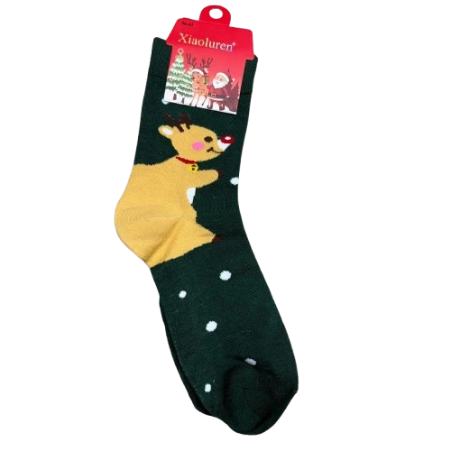 Sock with cartoon bear