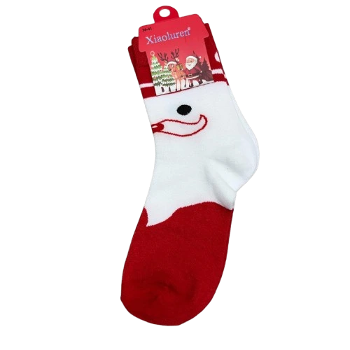 Christmas socks white