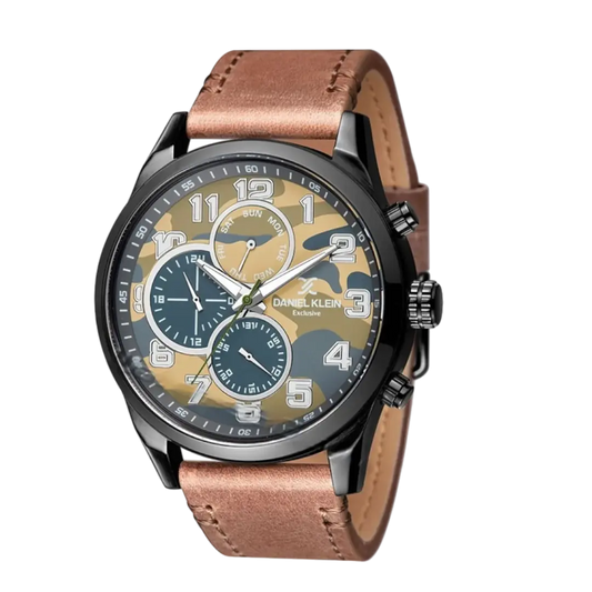 Daniel Klein Exclusive Analogue Watch For Men - Beige & Green Daniel Klein Exclusive watch daniel-klein-exclusive-analogue-watch-for-men-beige-green       a62753 d0079d-2.myshopify.com