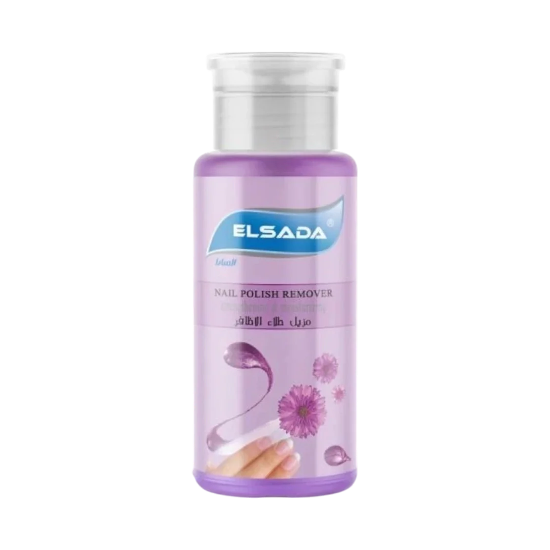 Elsada Nail Polish Remover With Pump - 200ml - 5 Colors