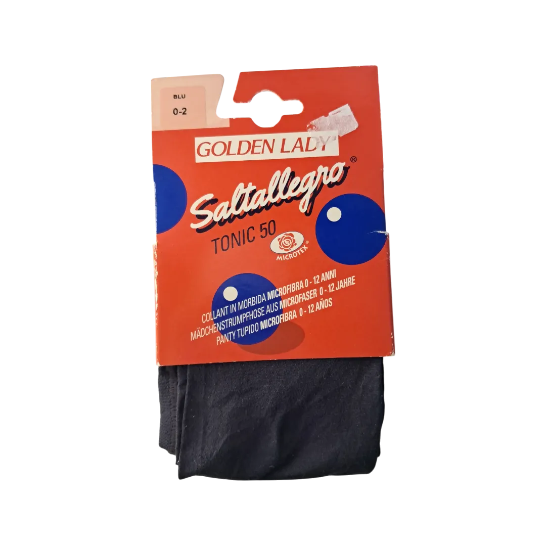 Golden Lady Saltallegro Tights For Girls - Tonic 50 Navy
