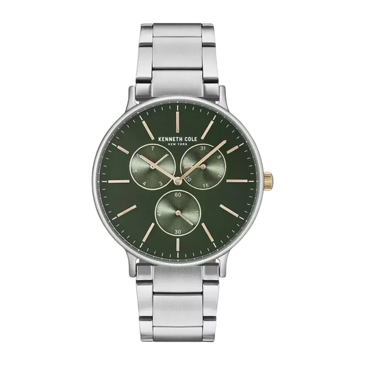 Kenneth Cole Houston Watch For Men - Silver & Army Green Kenneth Cole Houston watch kenneth-cole-houston-watch-for-men-silver-army-green       b9979a d0079d-2.myshopify.com
