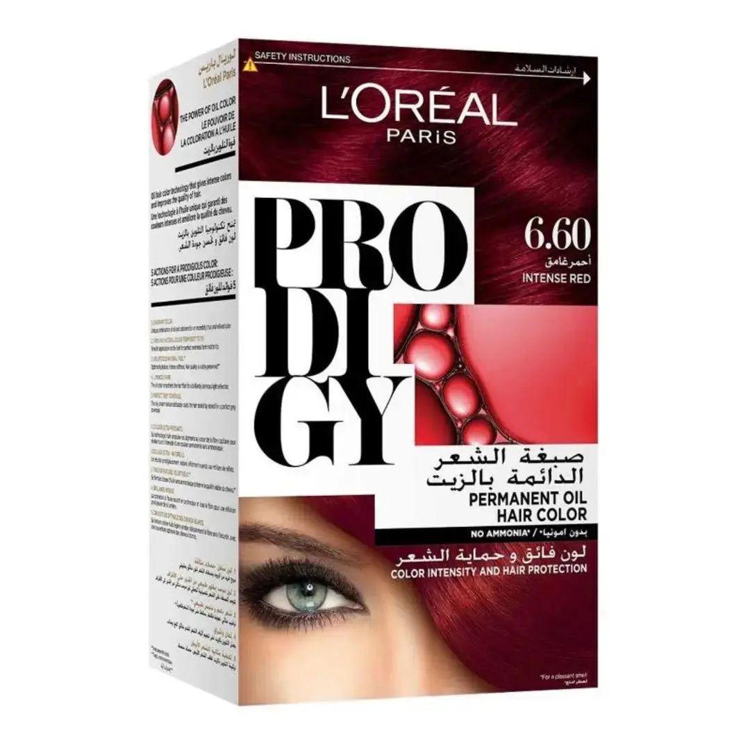 L'Oréal Prodigy 6.60 Red Brown Permanent Hair Color