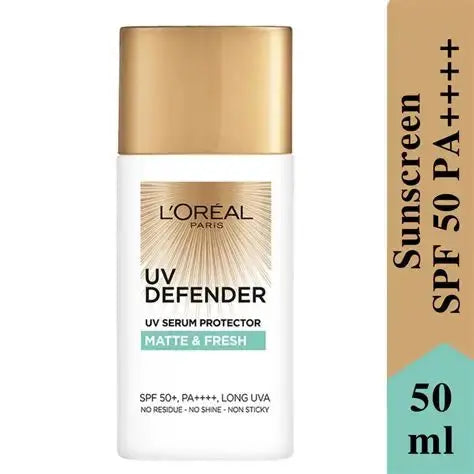 L'Oréal UV Defender Sunscreen SPF 50+ Matte & Fresh 50ml
