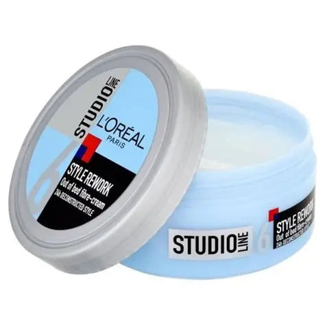 L'Oréal Paris Studio Line Remix Gel Pot 150ml flexible hair styling gel for textured hairstyles, natural finish, long-lasting hold, and easy restyling.