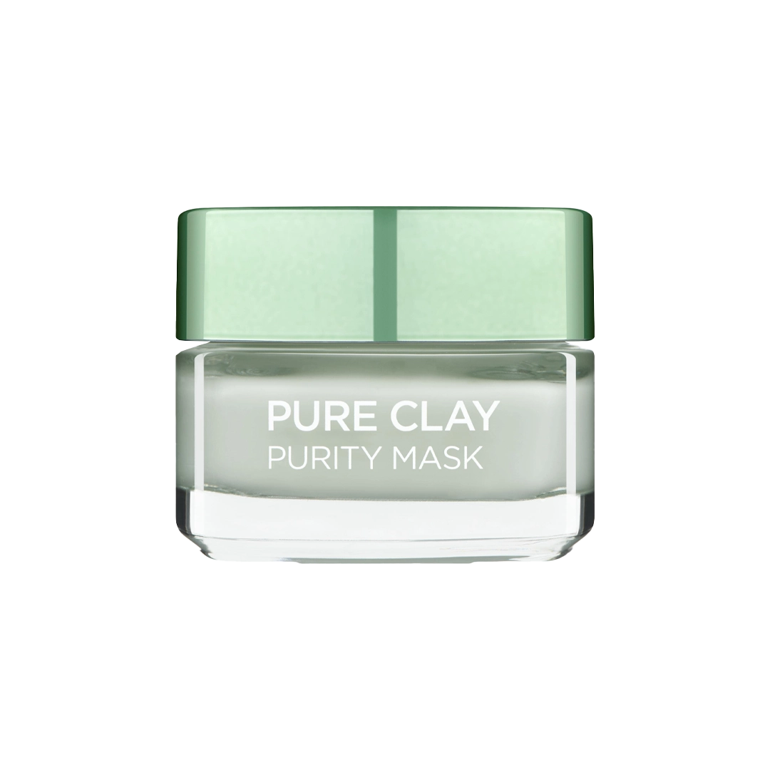 L'Oreal Pure Clay Mask Purifies Matifies Mask Green - 50ml