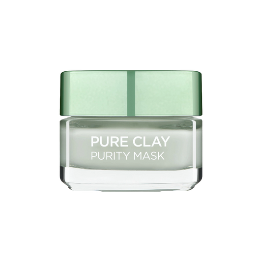 L'Oreal Pure Clay Mask Purifies Matifies Mask Green - 50ml