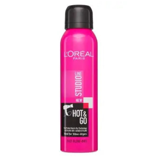 L'Oréal Studio Line Pro Heat It Hot &amp; Go Dry Spray 150ml heat protection blow-dry spray for faster drying and frizz control aromagarden