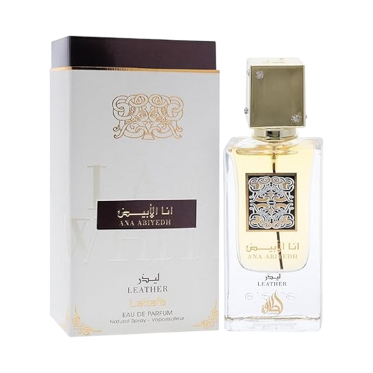 Lattafa Ana Abiyed Leather Eau De Parfum Unisex - 60ml