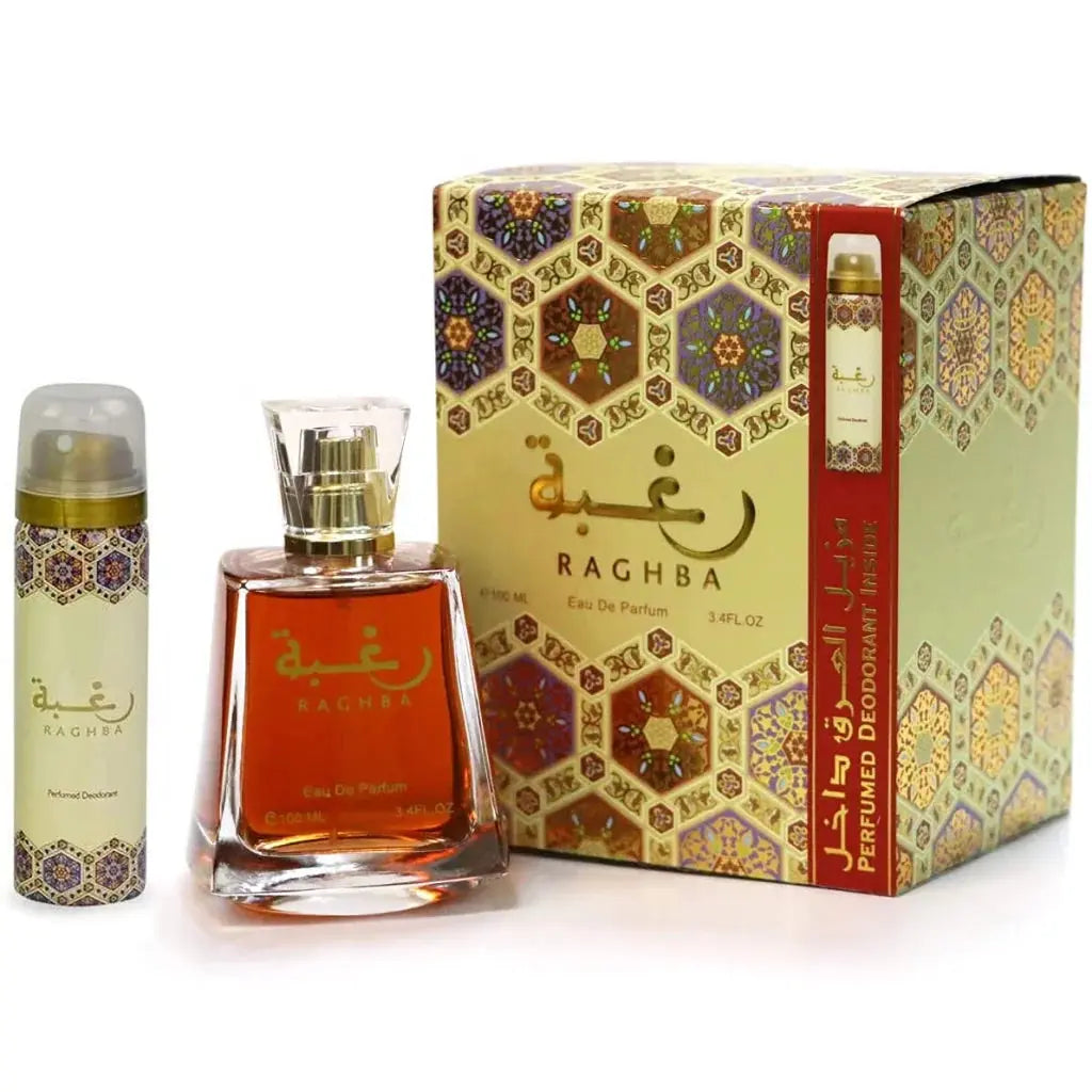 Lattafa Raghba Classic EDP 100ml + Deo 50ml