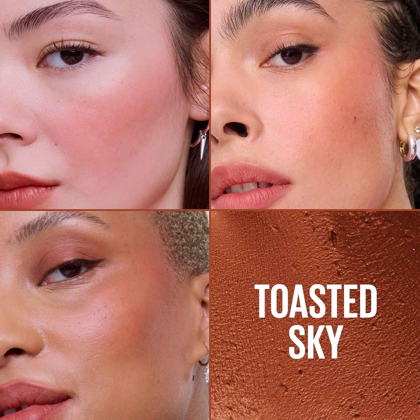Maybelline CloudTopia Mousse Lipstick 12 Toasted Sky warm creamy shade