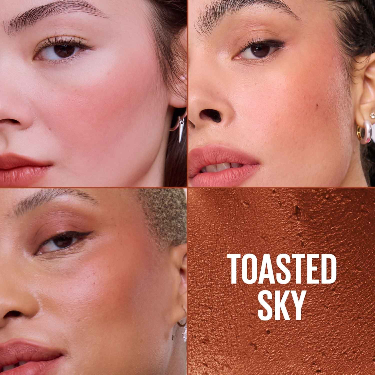 Maybelline CloudTopia Mousse Lipstick 12 Toasted Sky warm creamy shade