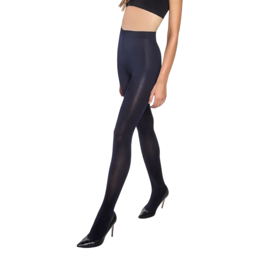 Marie France Ultra Opaque Tights - 70 Navy