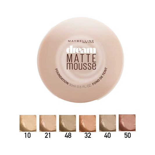 Maybelline Dream Matte Mousse Foundation - 6 Colors