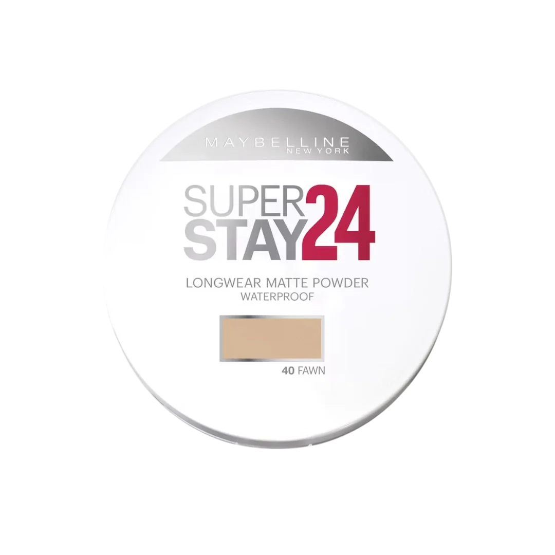 Maybelline New York Super Stay 24H Waterproof Compact Powder - 40 Fawn