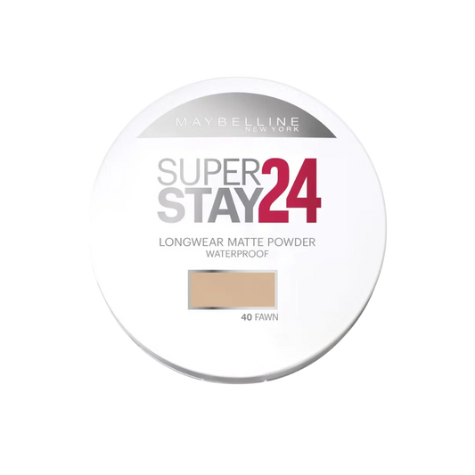 Maybelline New York Super Stay 24H Waterproof Compact Powder - 40 Fawn