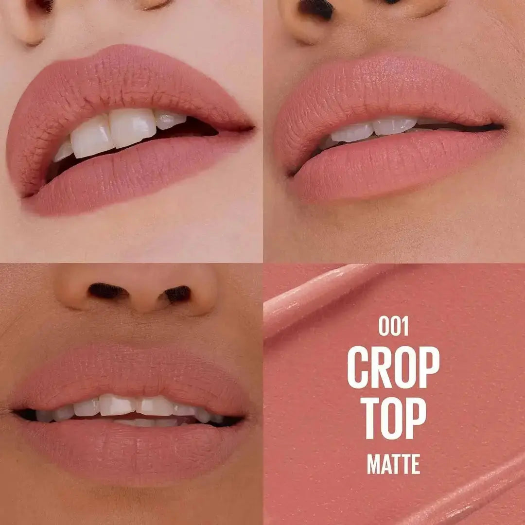 Maybelline Maybe It's Lipstick Matte 001 Crop Top