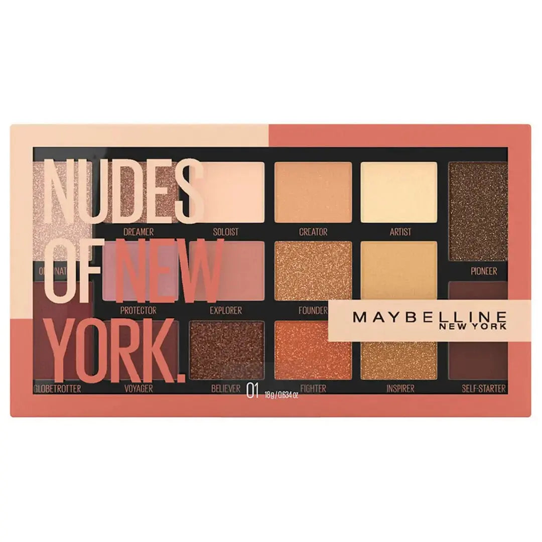 Maybelline Nudes of New York Eyeshadow Palette 18g
