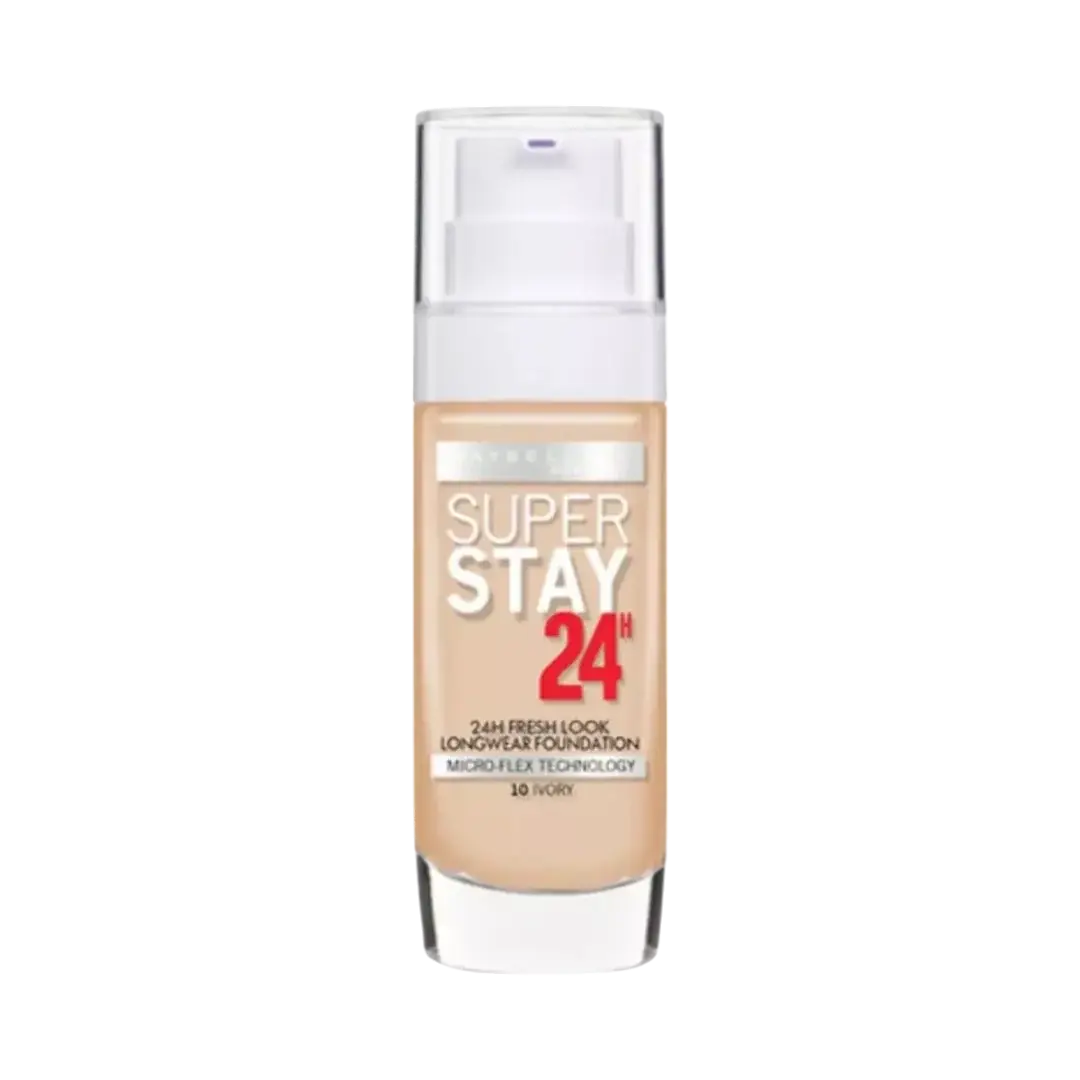 Maybelline SuperStay 24h Foundation - 4 Shades Maybelline foundation maybelline-superstay-24h-foundation-4-shades 10 Ivory  180225 10 Ivory   2c485c d0079d-2.myshopify.com