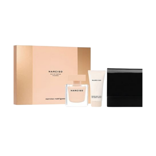 Narciso Rodriguez Poudree Gift Set For Women - 3 Pcs