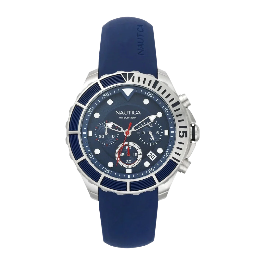 Nautica Puerto Rico Chronograph Watch For Men - Navy