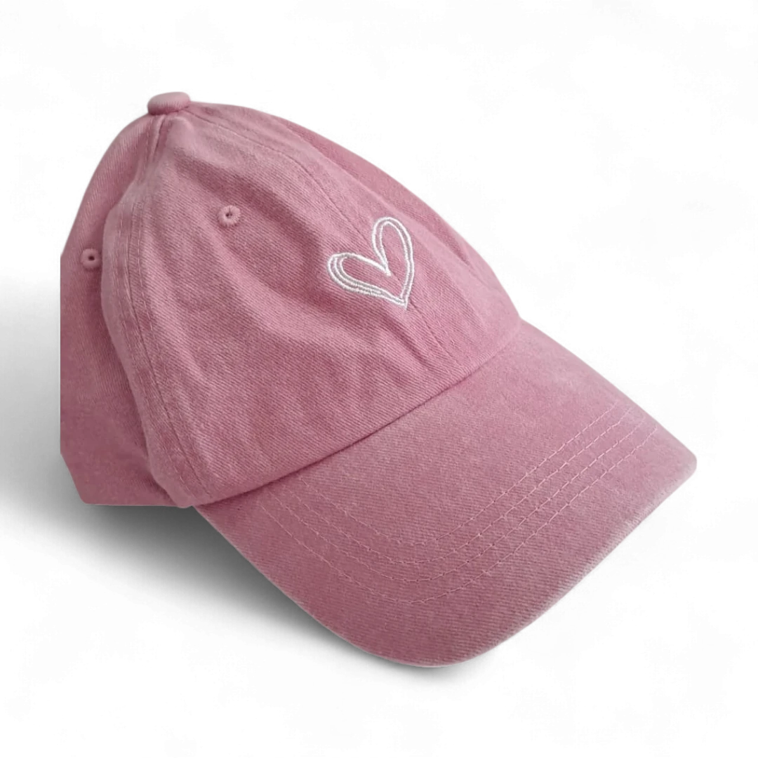 Cap With Heart Design