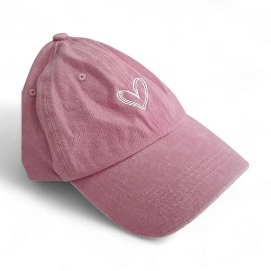 Cap With Heart Design
