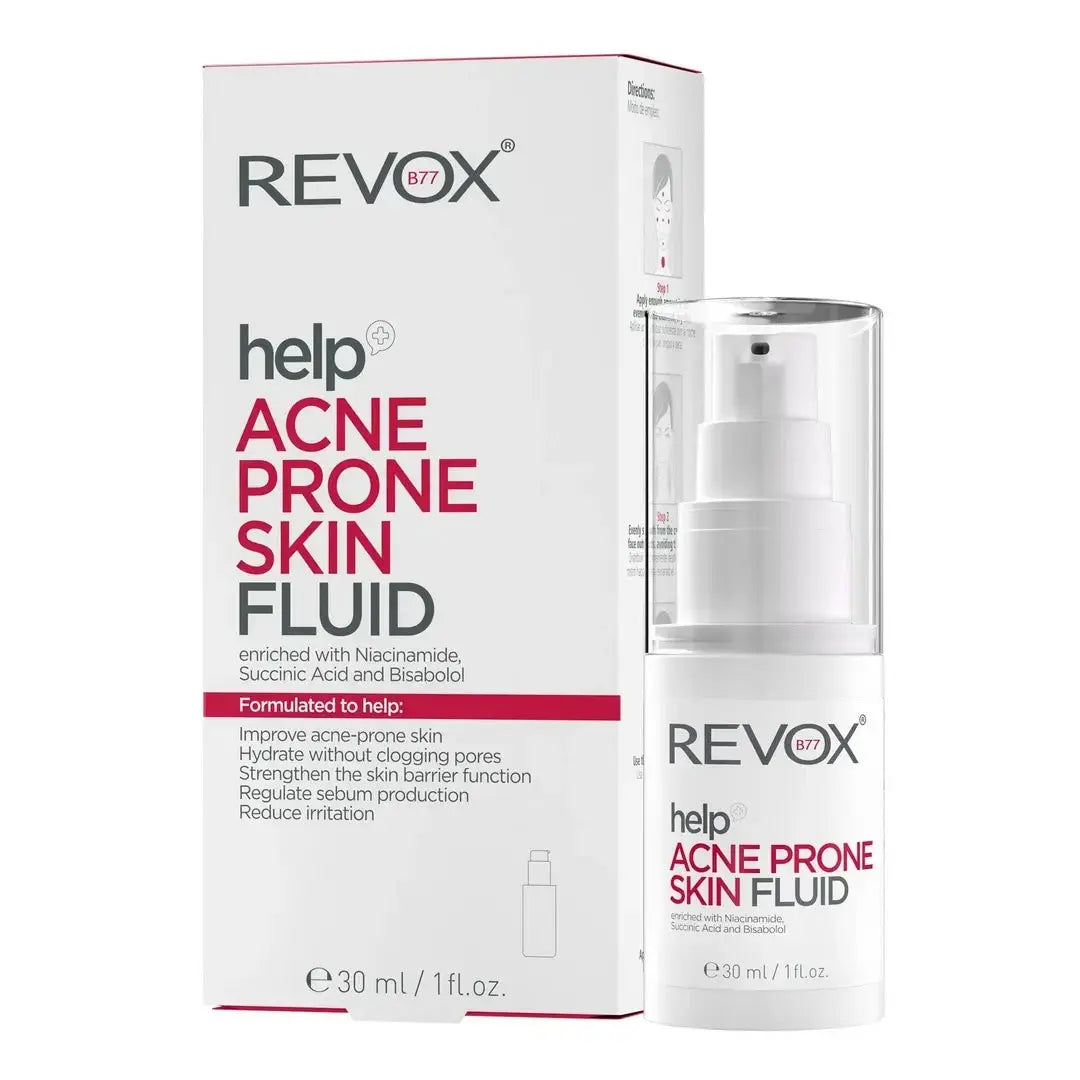 REVOX Help Acne Prone Skin Fluid Clear Skin 30ml REVOX Serum revox-help-acne-prone-skin-fluid-30ml Default Title  acne serum Default Title   970bf4 d0079d-2.myshopify.com