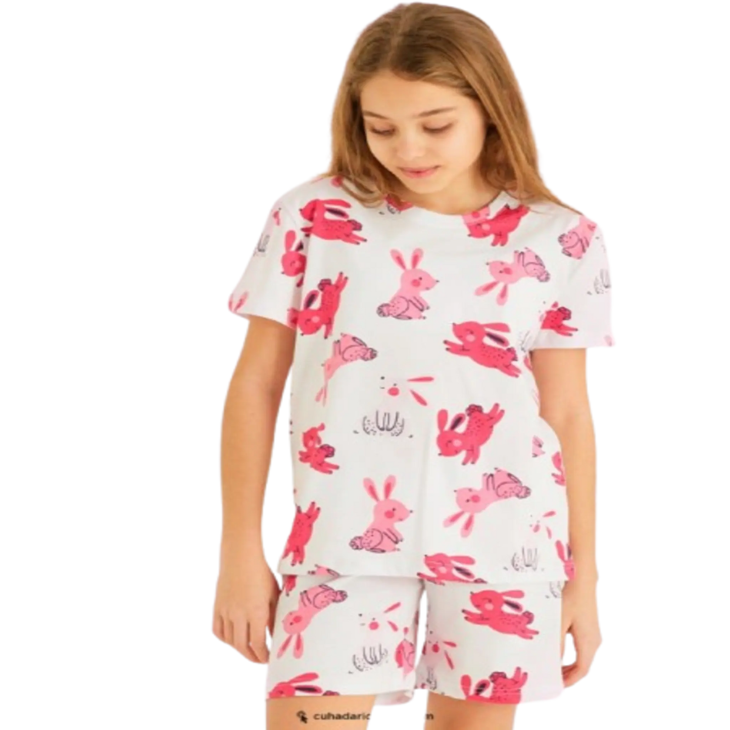 Rabbit short sleeve AromaGardenLB pajama rabbit-short-sleeve   cotton    727c18 d0079d-2.myshopify.com
