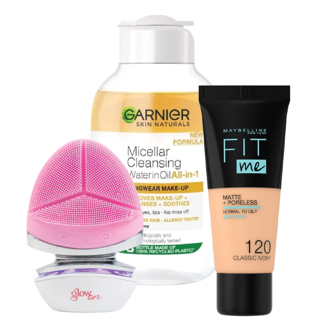 Skincare & Foundation Regimen Bundle - 3 Pcs