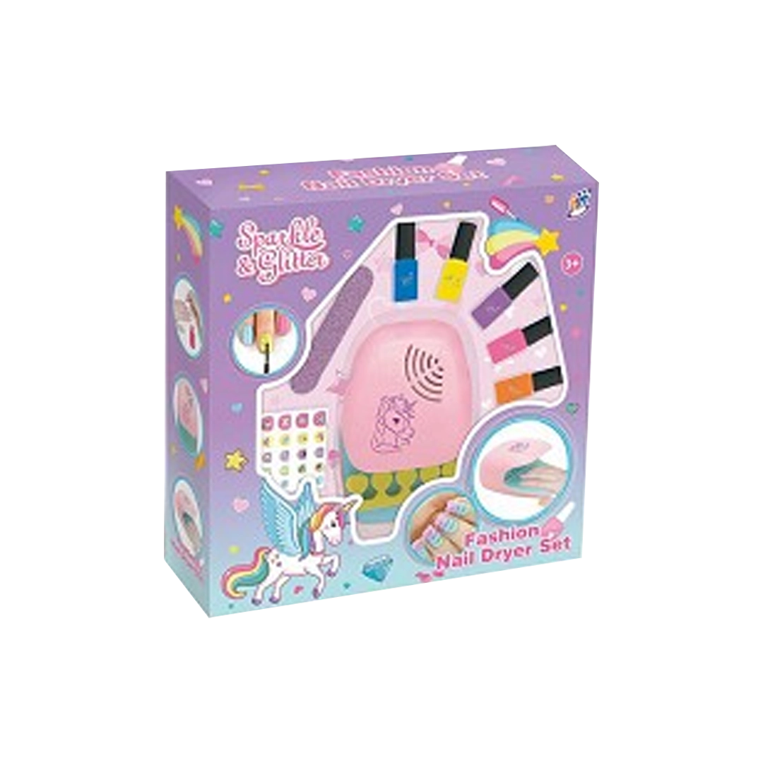 Sparkle & Glitter Fashion Nail Dryer Set
