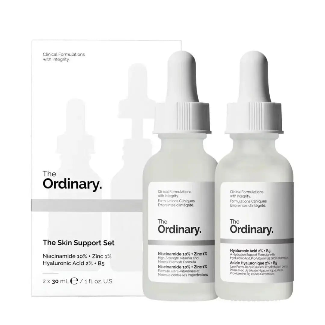 The Ordinary Niacinamide + Hyaluronic Acid Serum Set 30ml