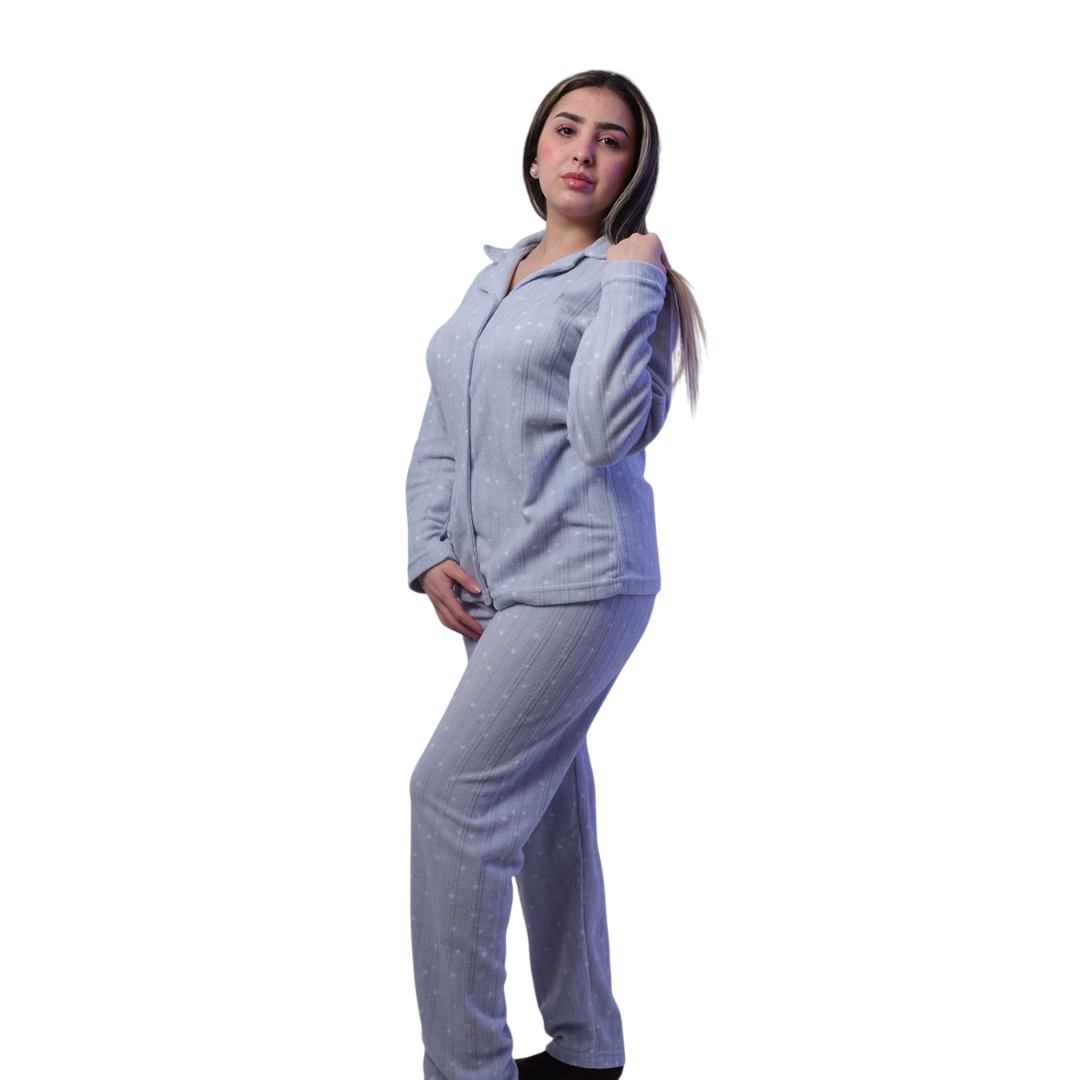 Trendy Women's Corduroy Co-Ord Set Pajama