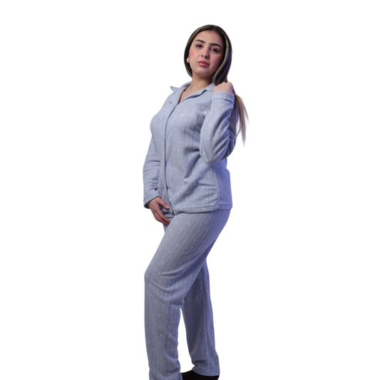 Trendy Women's Corduroy Co-Ord Set Pajama