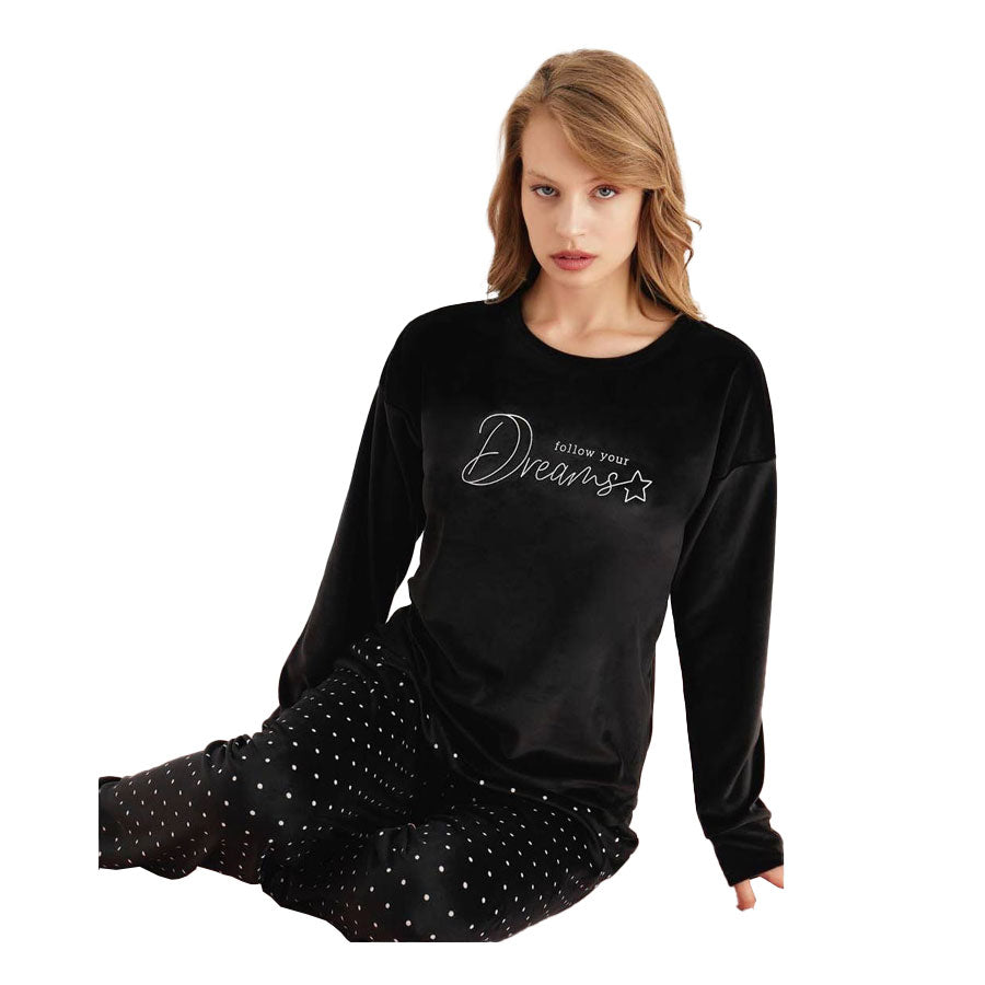 Star Dust Velvet Black