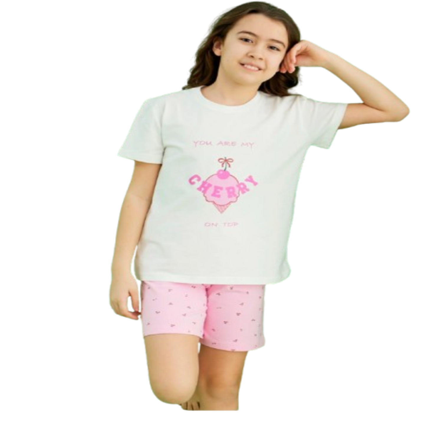 Short sleeve ice cream pajama