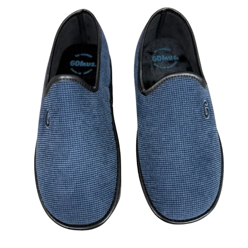Closed Navy Men Slipper