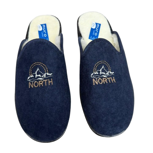 Gomus woven Men slippers navy