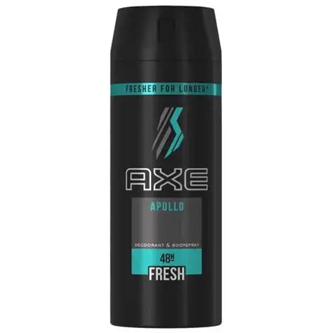 AXE Apollo Deodorant Body Spray 150ml with 48-hour freshness and masculine fragrance